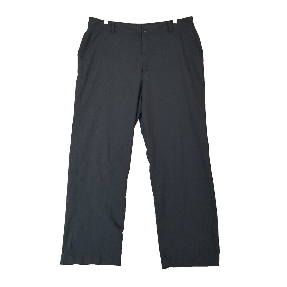 Under Armour Pants Men 40x32 Black Golf Outdoor Lightweight Stretch Straight